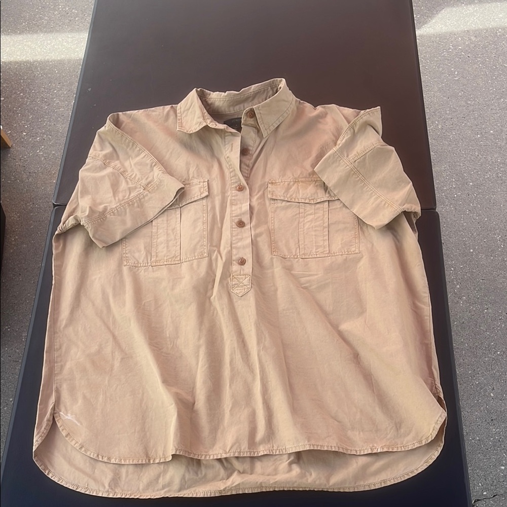 J. Crew Tan Blouse